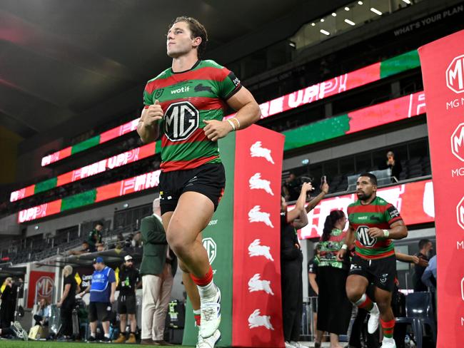 Jamie Humphreys looks set for a long stint in the No.7 for South Sydney. Picture: NRL Photos