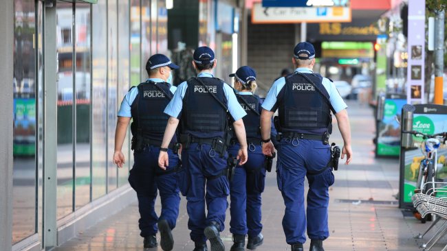 Police will ramp up patrols on the streets of Sydney's south-west to enforce lockdown measures. Picture: Christian Gilles