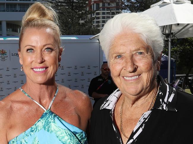 Lisa Curry and Dawn Fraser both own properties in Noosa. Picture: Nigel Hallett