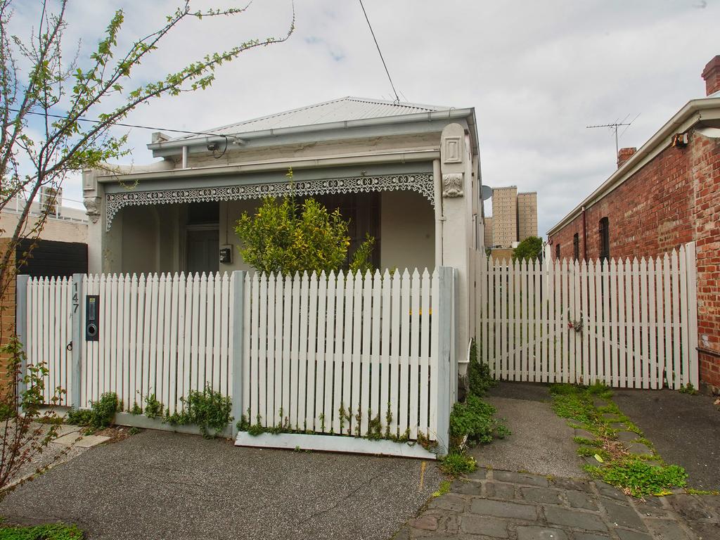 The Easey St Collingwood home — where Suzanne Armstrong and Susan Bartlett were found dead — as it stands today. Picture: NewsWire