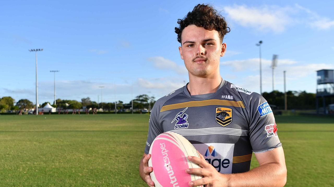 Sunshine Coast Falcons and Mal Meninga Cup player Mitchell Jennings has been revealed as one to watch this season. Picture: Patrick Woods.