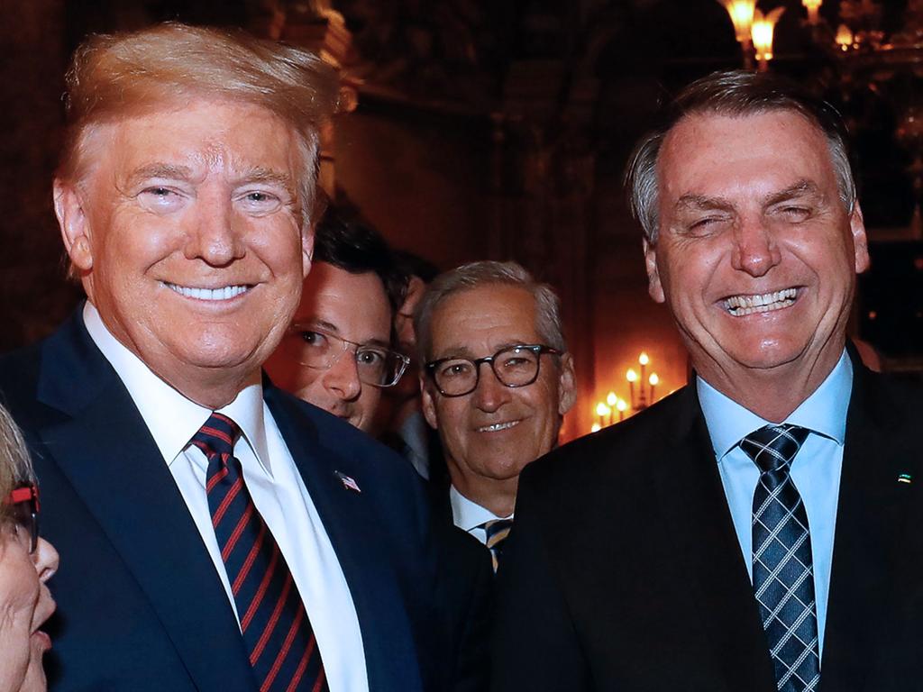 Bolsonaro was dubbed the ‘Tropical Trump’. Picture: Alan Santos/Brazilian Presidency/AFP