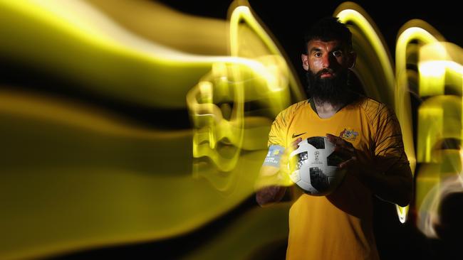 Mile Jedinak will pass the baton to Luongo. Picture: Getty