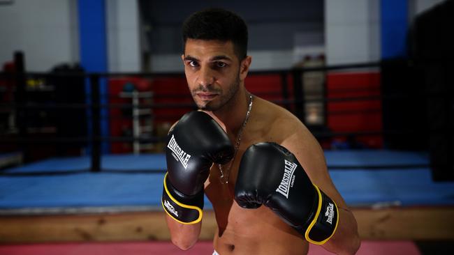 Boxer Billy Dib ahead of his fight on Friday.