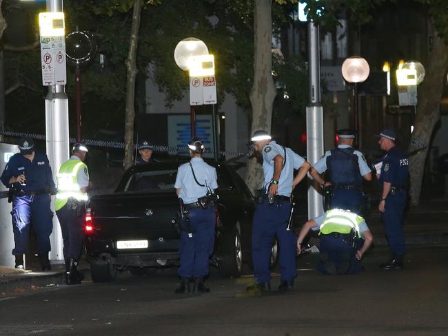 Ibrahim was taken to Sydney Hospital before being transferred to St Vincent’s to undergo surgery. Pics Bill Hearne