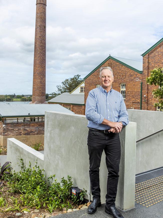 Balfour Irvine at the Rivermakers site in Morningside. Picture: Richard Walker