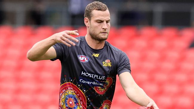 Jarrod Witts is on track to be the No.1 KFC SuperCoach ruck in 2022. Picture: Russell Freeman/AFL Photos via Getty Images