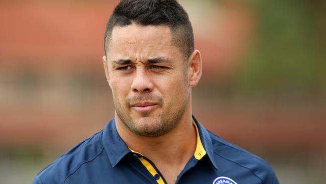 Jarryd Hayne is ready for takeoff. Picture: Jonathan Ng