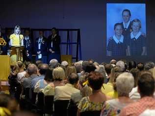 Rockhampton Girls Grammar School teacher Corinne Shaw speaks about Olivia, always a keen pupil and excited to start school with her sister Sophie. Picture: Michelle Gately