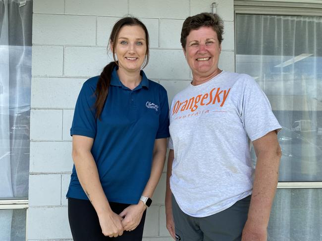 Australian Street Aid Project founder Kayleigh Brewster has teamed with Orange Sky Laundry Mackay service co-ordinator Lisa Jamieson to bring a Sleep Bus to Mackay.