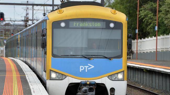 The Frankston line has been pulled from Melbourne’s City Loop service. Picture: Andrew Batsch