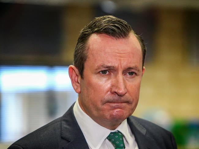 WA Premier Mark McGowan says he will still quarantine even though he is not required to do so. Picture: Colin Murty/The Australian