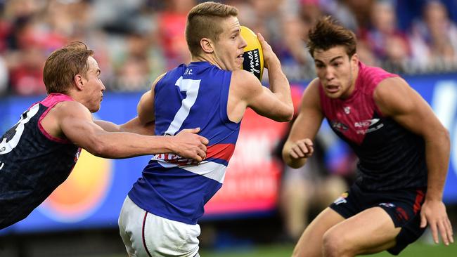 Melbourne and the Western Bulldogs provided exciting footy to watch on Sunday.