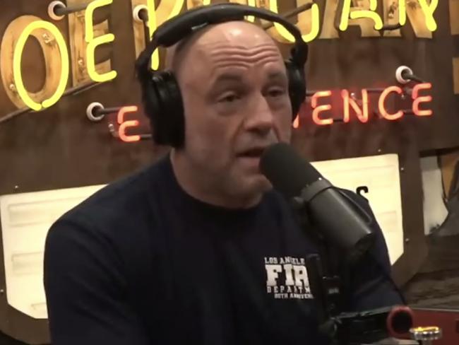 American podcaster Joe Rogan. Picture: YouTube