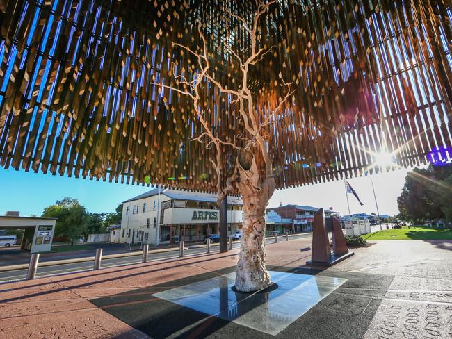 Barcaldine Tree of Knowledge Memorial.Labor Party.Picture: NIGEL HALLETT