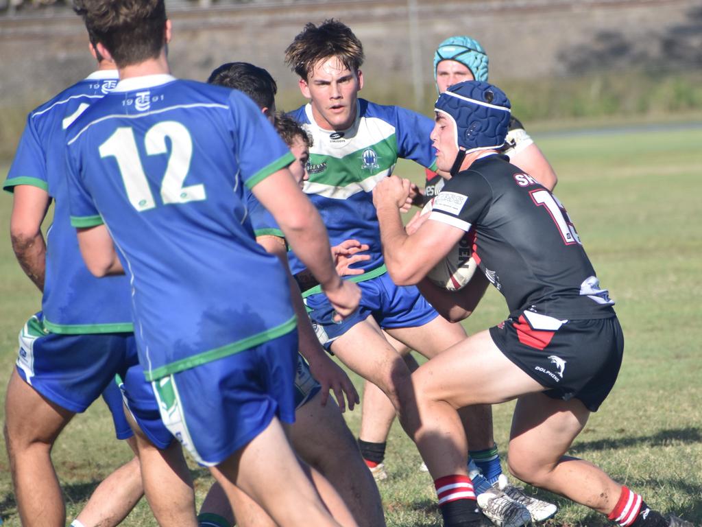 Dolphins Cup, Round 5, The Cathedral College versus Shalom College, Kettle Park, Rockhampton, July 25, 2023.