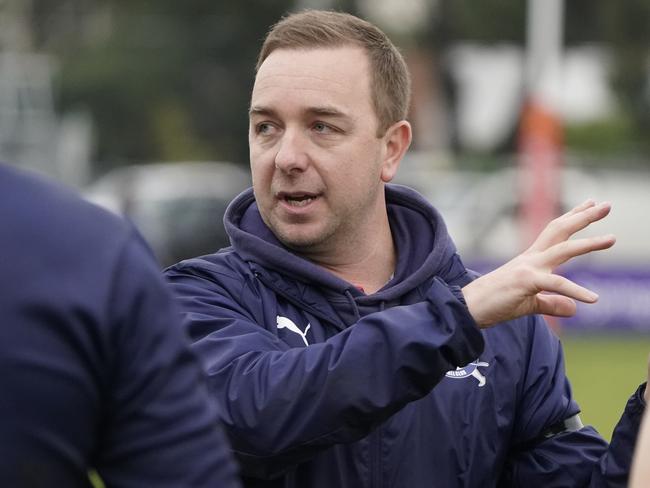 Springvale Districts coach Kris Thompson. Picture: Valeriu Campan