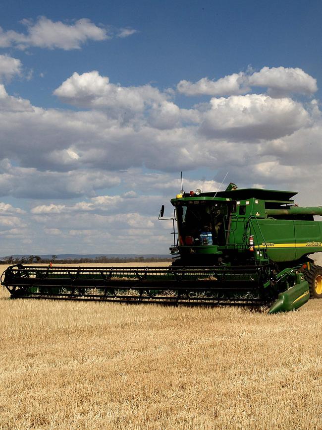 A barley farm in NSW. Picture: AFP