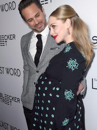 Thomas Sadoski (L) and Amanda Seyfried. Picture: Getty