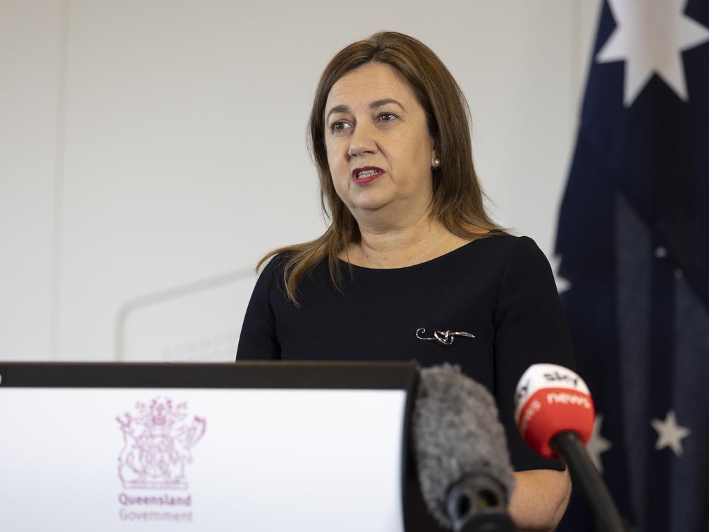 Queensland Premier Annastacia Palaszczuk has promised to keep things open. Picture: NewsWire / Sarah Marshall