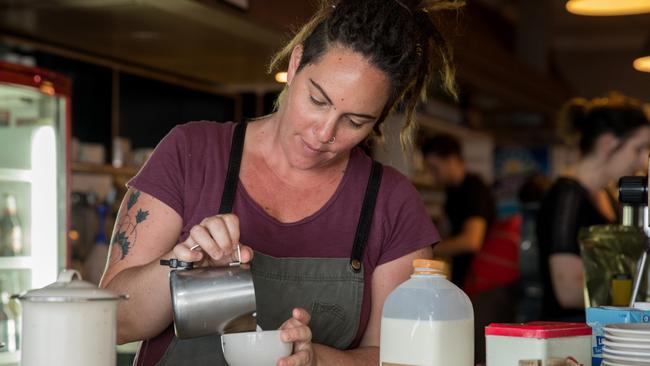 Preece's at the Jetty serves Merlo coffee. Picture: Dominika Lis.