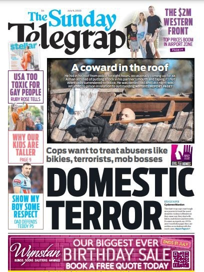 The Telegraph is joining forces with NSW Police, advocates and sporting greats to stand against evil in our homes.