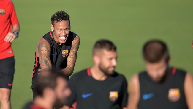 Barcelona player Neymar.
