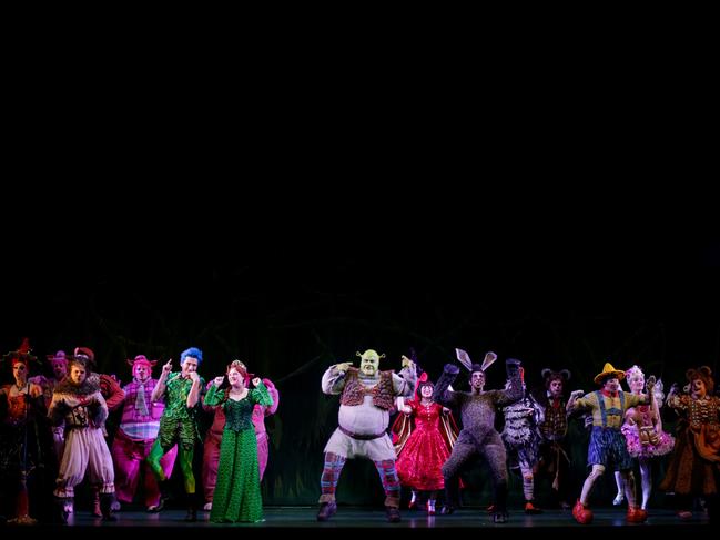 Shrek the Musical, playing at the Sydney Lyric. Picture: Liam Driver