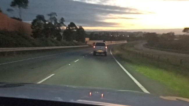 On Saturday at 6.50 pm a 42-year-old male from Armstrong Creek was intercepted near Fyansford after travelling three kilometres in the right hand lane and passing no one