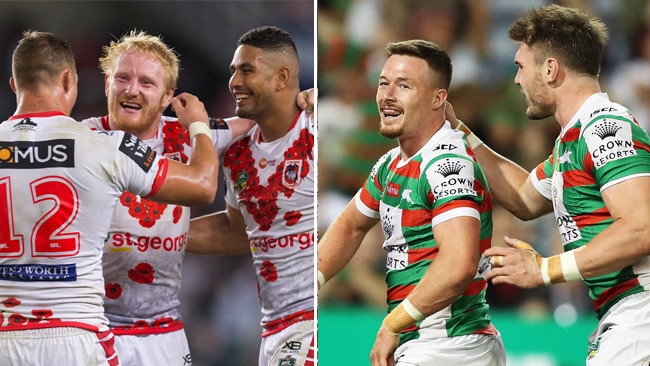 The Dragons are favourites but don't discount the Rabbitohs.