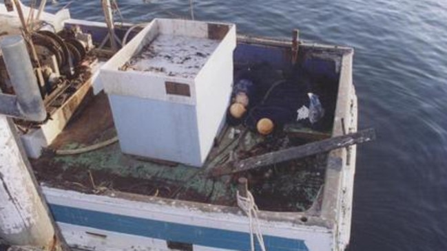 Fishermen on the Lady Marion found a body at the bottom of the Hawkesbury River in 1994.