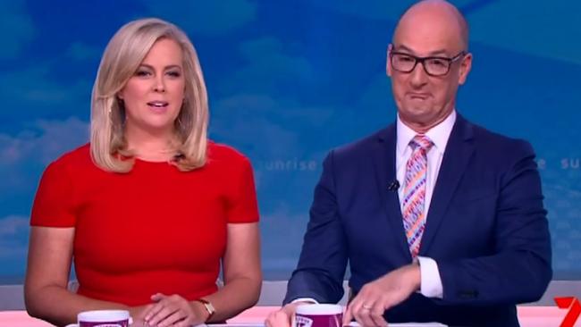 The Sunrise’s David Koch and Sam Armytage respond to Eddie’s new hair.