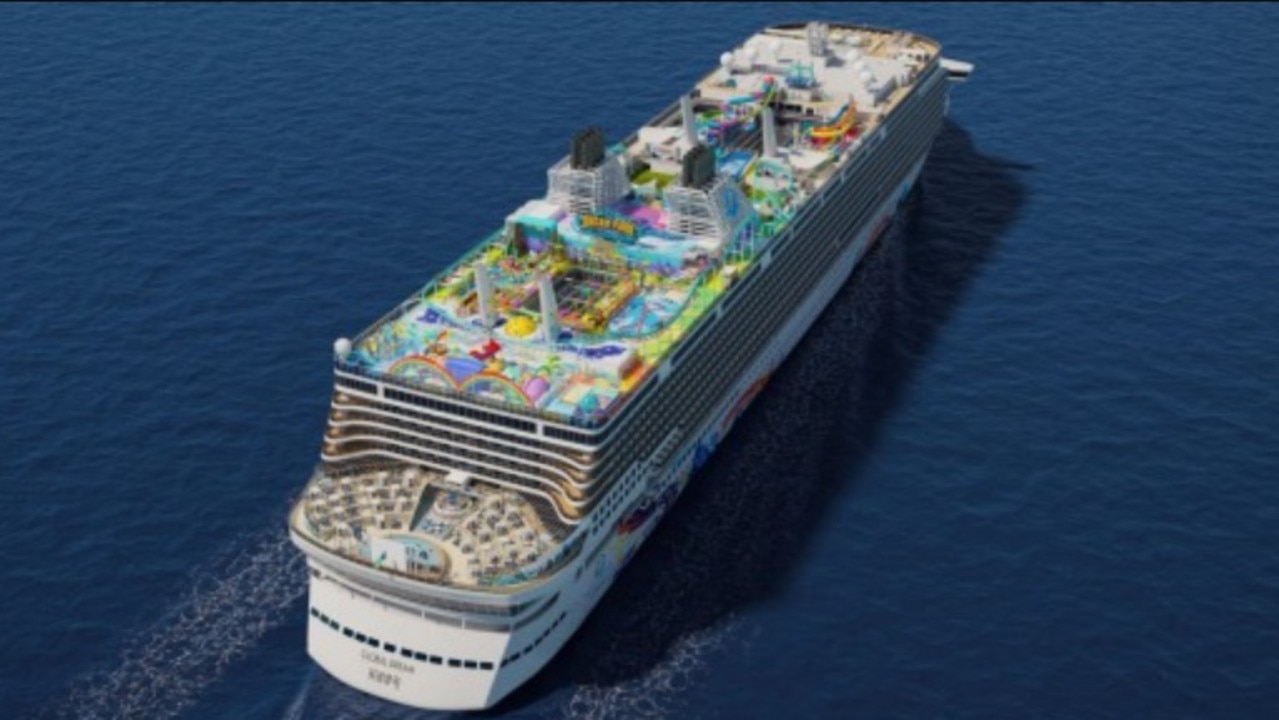 The cruise ship would have been able to carry 9000 passengers, but under Disney the capacity has been reduced to 6000 with an additional 2300 crew. Picture: Dream Cruises