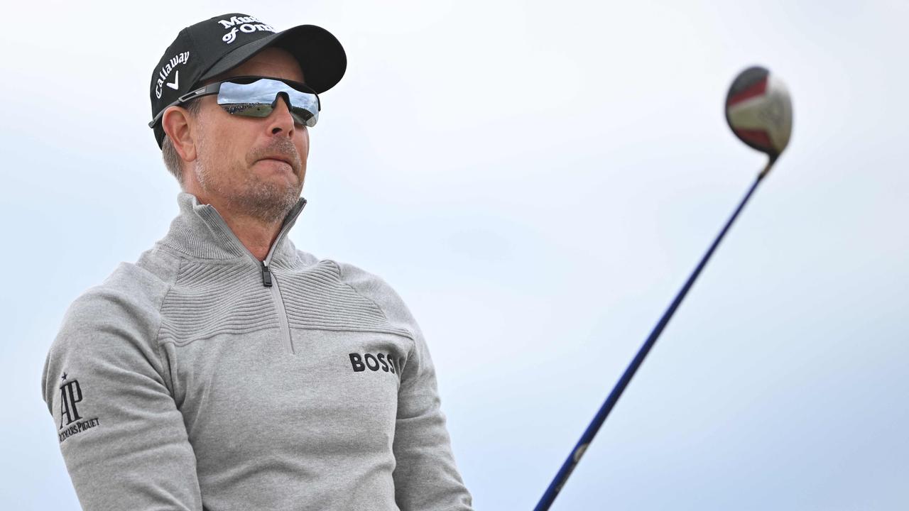 Sweden's Henrik Stenson in action during The 150th British Open Golf Championship on The Old Course at St Andrews in Scotland. Photo: AFP