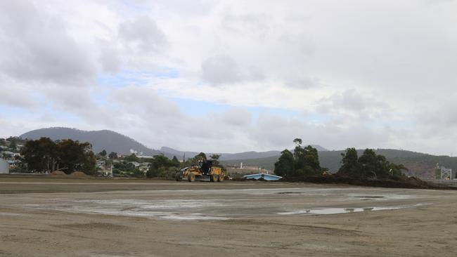 Construction work on the Selfs Point site. Picture: Elise Kaine