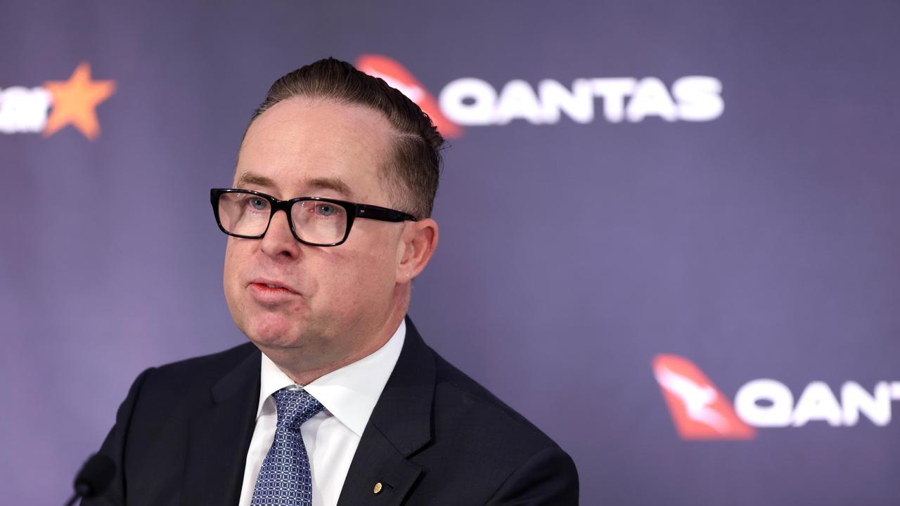 Qantas boss Alan Joyce has been under pressure to step aside. Picture: NCA NewsWire / Damian Shaw