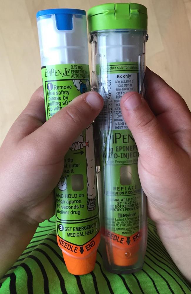 The AMA fears the price hike will mean EpiPens are unaffordable for many in the US. Picture: AFP