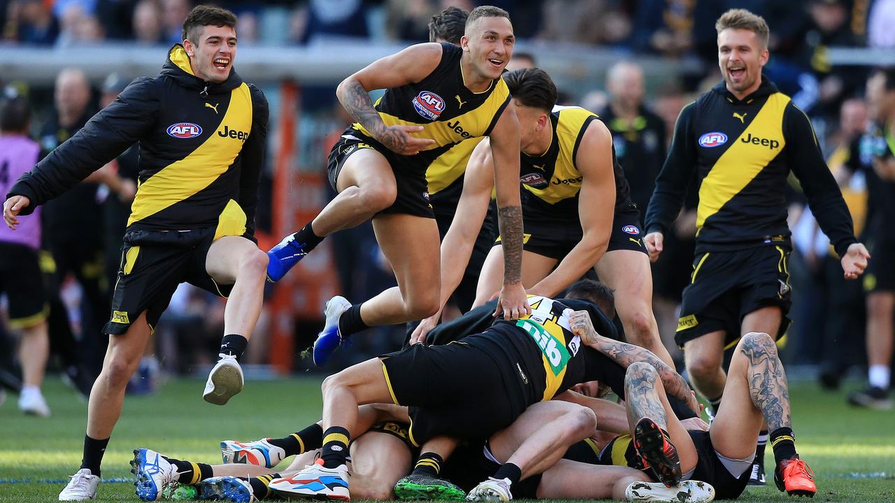 The Tigers are premiers for 2019. Picture: Mark Stewart