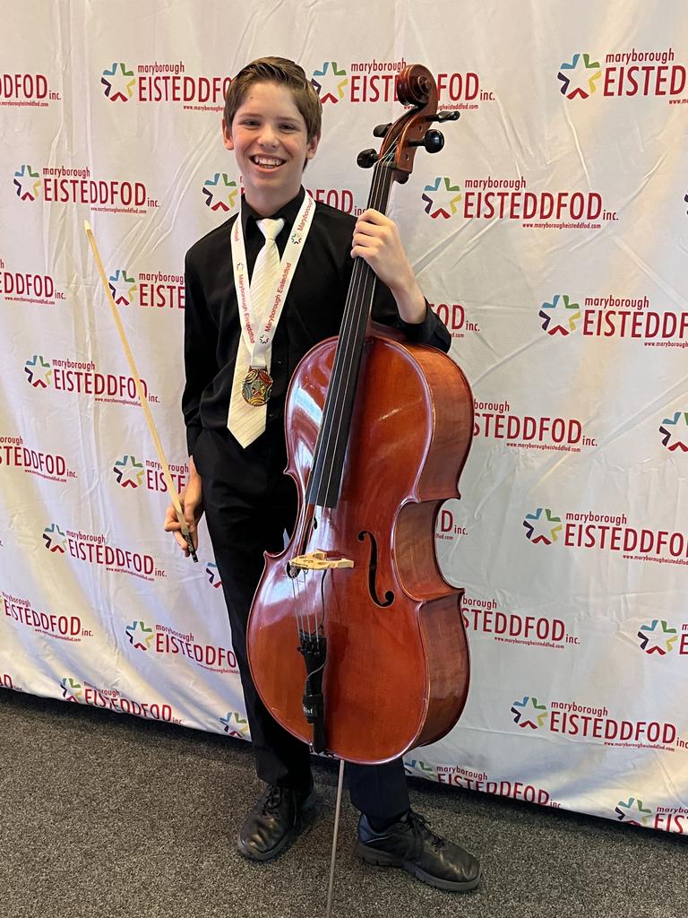 Gideon van Huyssteen enjoyed performing at the Maryborough Eisteddfod.