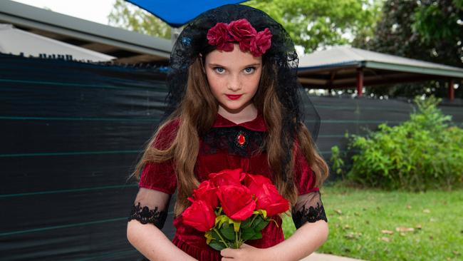 Amelia Taylor as Spook-Tacular Halloween Haunted House Disco at the Malak Community Centre. Picture: Pema Tamang Pakhrin