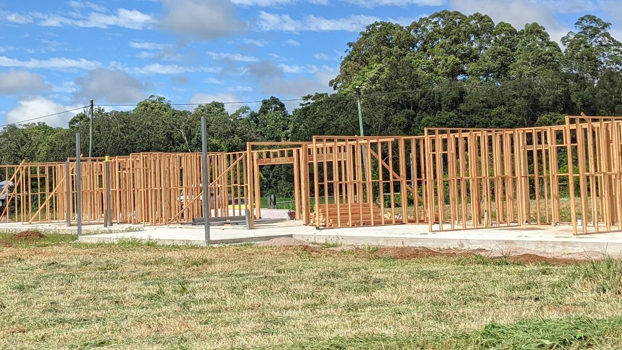 Work on the building's frame has commenced with construction expected by the end of the year. Photo: Supplied