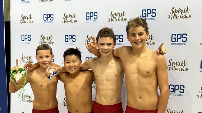 Ipswich Grammar School celebrated a relay record.