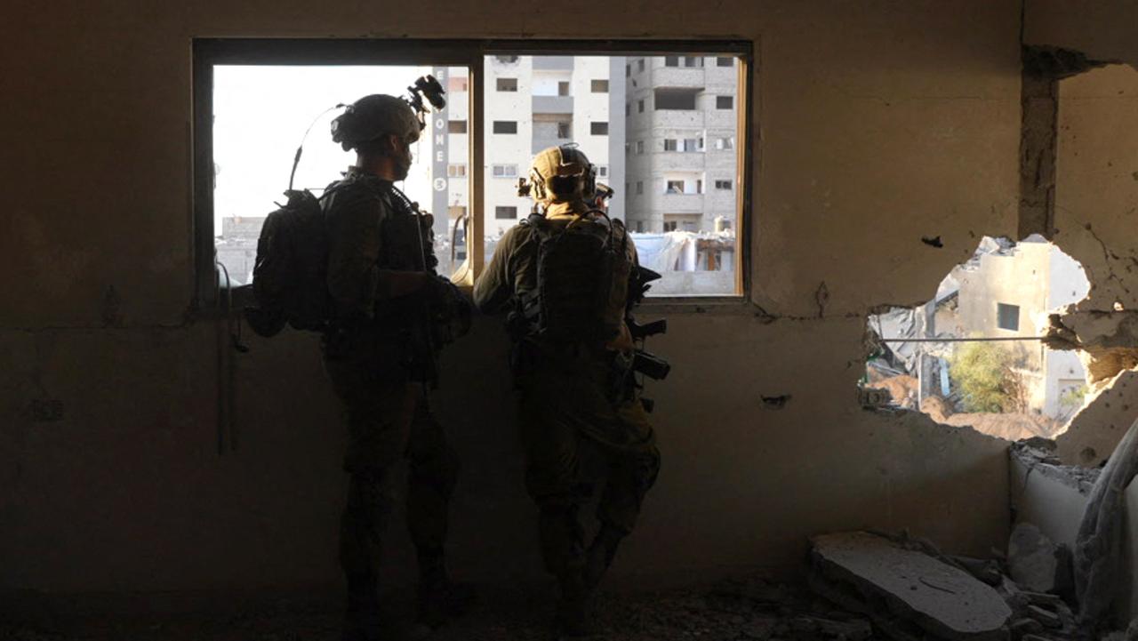 Israeli troops inside the Gaza Strip. Picture: Daphne Lemelin/AFP