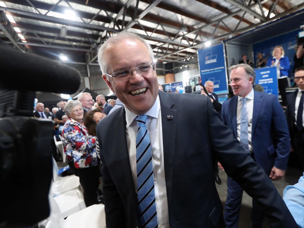 A different side of Scott Morrison has emerged on the campaign trail. Picture: Gary Ramage