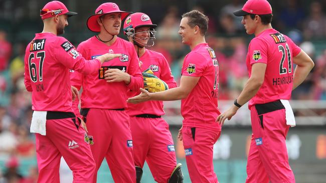 Aaron Finch has tipped the Sydney Sixers to take the title.