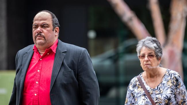 Ghobrial was supported by his mother, pictured, and legal colleagues in court. Picture: Monique Harmer