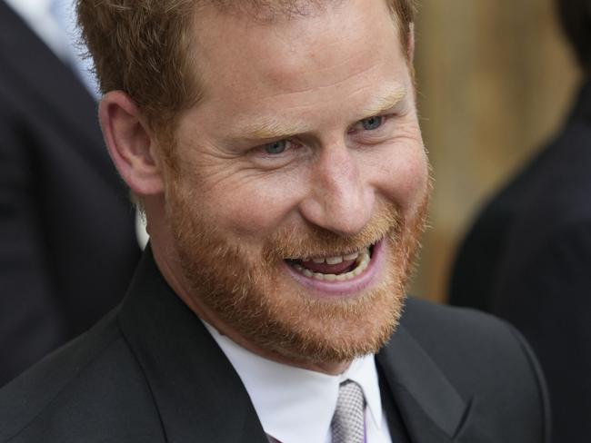 LONDON, ENGLAND - MAY 06: Prince Harry, Duke of Sussex attends the Coronation of King Charles III and Queen Camilla on May 6, 2023 in London, England. The Coronation of Charles III and his wife, Camilla, as King and Queen of the United Kingdom of Great Britain and Northern Ireland, and the other Commonwealth realms takes place at Westminster Abbey today. Charles acceded to the throne on 8 September 2022, upon the death of his mother, Elizabeth II. (Photo by Dan Charity - WPA Pool/Getty Images)