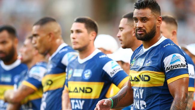 Eels players appear disconnected. (Mark Nolan/Getty Images)