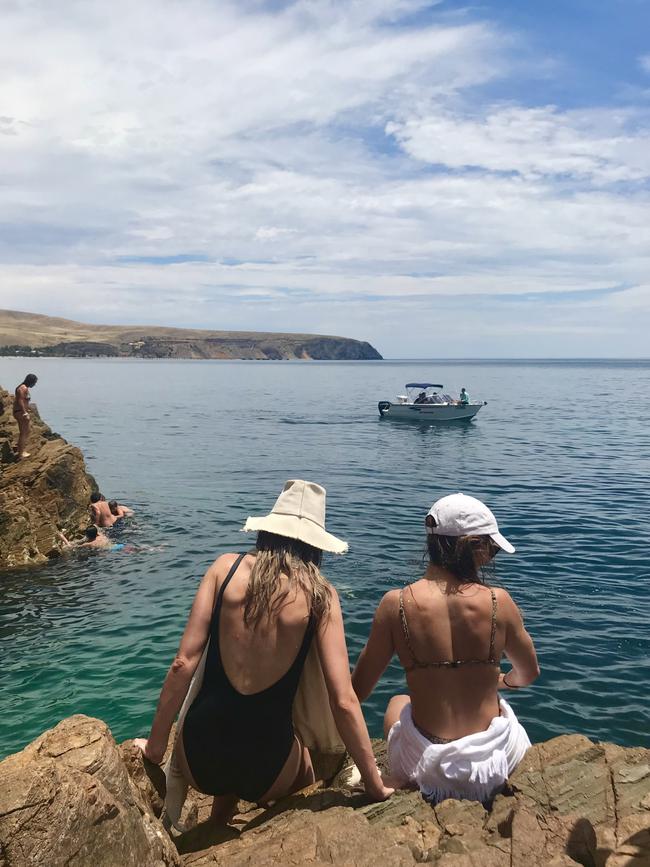 Kate Freebairn’s SA holiday snap of the beaches south of Willunga. Picture: Supplied