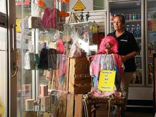 Pauline Williamson from Ipswich City Mall Newsagency can't wait for the mall to be completed. Picture: Rob Williams